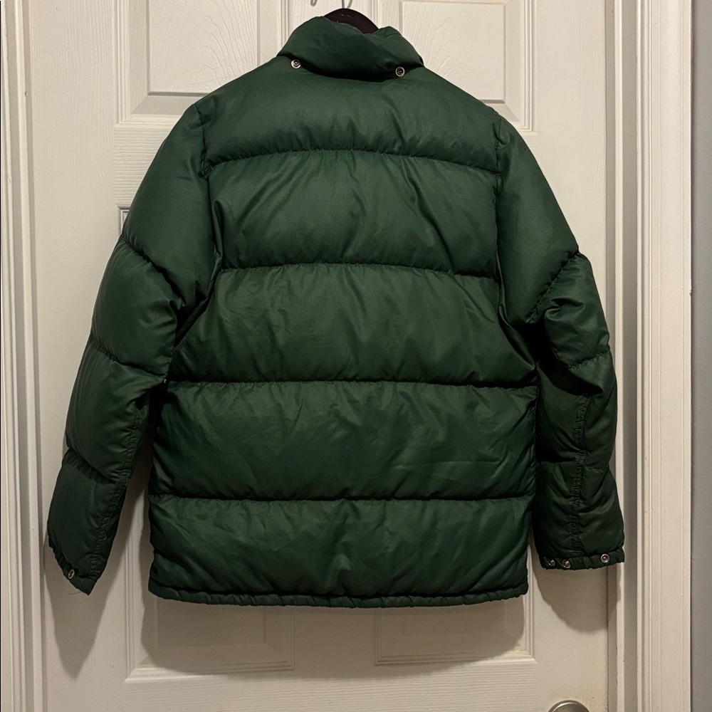 Vintage The North Face Jacket Mens Green Puffer Down Filled - Picture 7 of 7